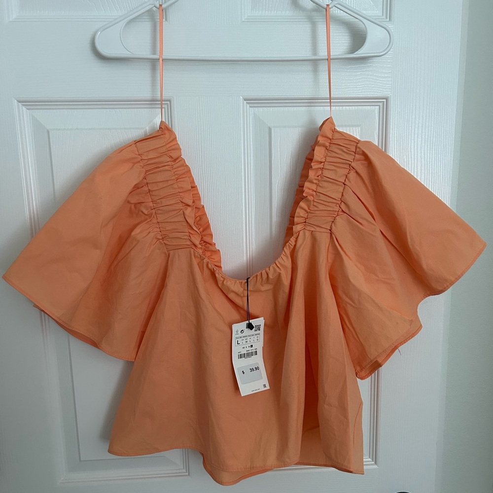 Off the shoulder Zara top